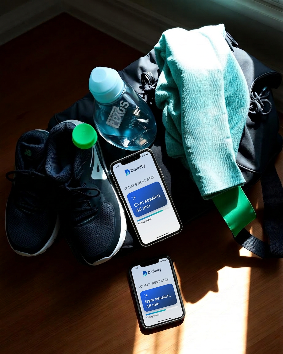 Bag packed, ready at 6am.